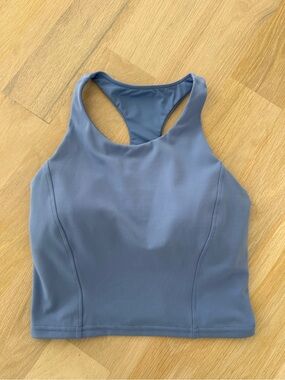 Lululemon Crop Racerback Tank with Built-in Bra
